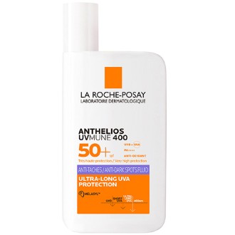 La Roche-Posay Anthelios UVMune 400 Anti-Dark Spots Fluid SPF 50+ - Apsauginis skystis nuo