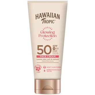 Hawaiian Tropic Glowing Protection Face Cream SPF 50 - apsauginis kremas veidui, 50 ml
