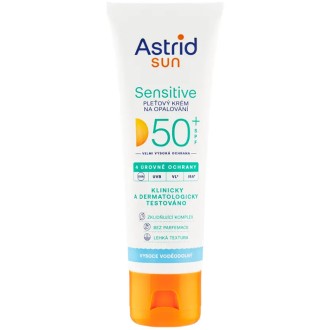 Astrid Sensitive Face Cream SPF 50+ - veido kremas nuo saulės, 50 ml