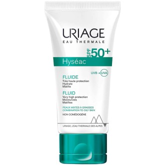 Uriage Moisturizing fluid with hydrating effect SPF 50+ Hyséac (Fluid) 50 ml