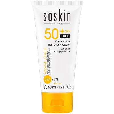 Soskin Paris Sun Care Cream SPF 50+ ( suchá a sensitive skin) - Ochranný krém 50 ml