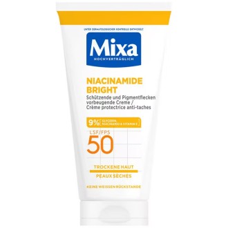Mixa Niacinamide Bright Protecting & Correcting Dark Spot Cream SPF 50 - apsauginis ir korekcinis