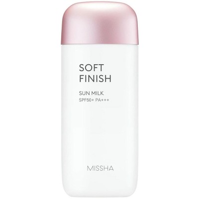 Missha Sun All Around Safe Block Soft Finish Sun Milk SPF 50 - Tanning lotion for the face 70 ml