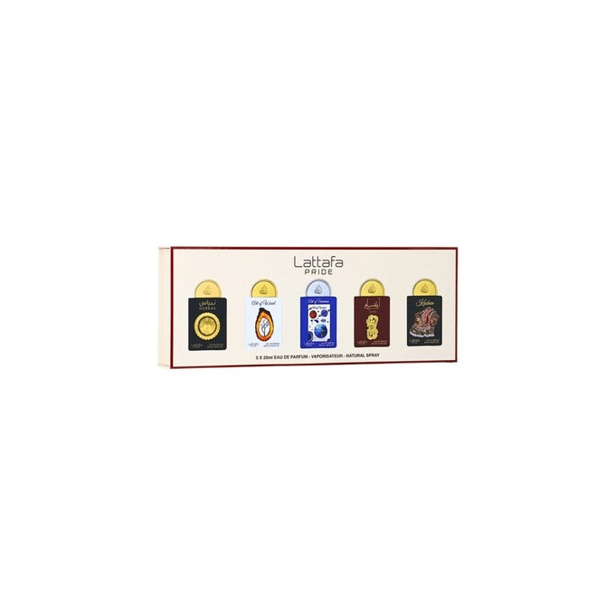 Lattafa Perfumes Lattafa Pride Mini Set - mini kvepalų kolekcija, 100 ml