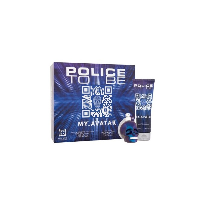 Police To Be My.Avatar for Man Dárková sada EDT 40 ml a sprchový gel 100 ml 40ml
