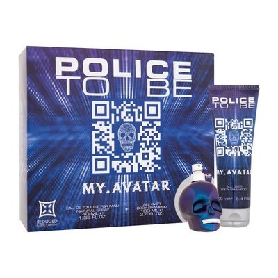 Police To Be My.Avatar for Man Dárková sada EDT 40 ml a sprchový gel 100 ml 40ml