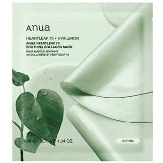 Anua Heartleaf 70 Soothing Collagen Mask - Zklidňující maska 38.0g