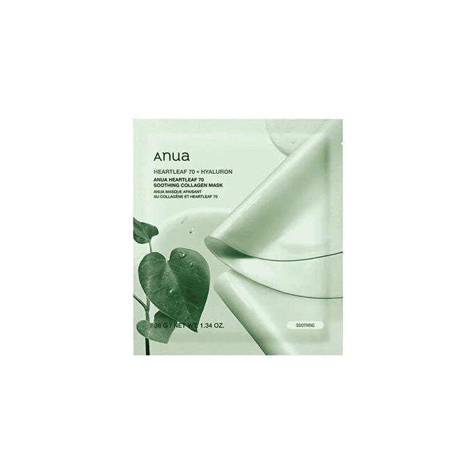Anua Heartleaf 70 Soothing Collagen Mask - Zklidňující maska 38.0g