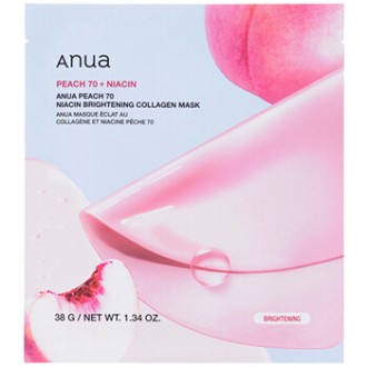 Anua Peach 70 Niacin Brightening Collagen Mask - Pleťová maska 38.0g
