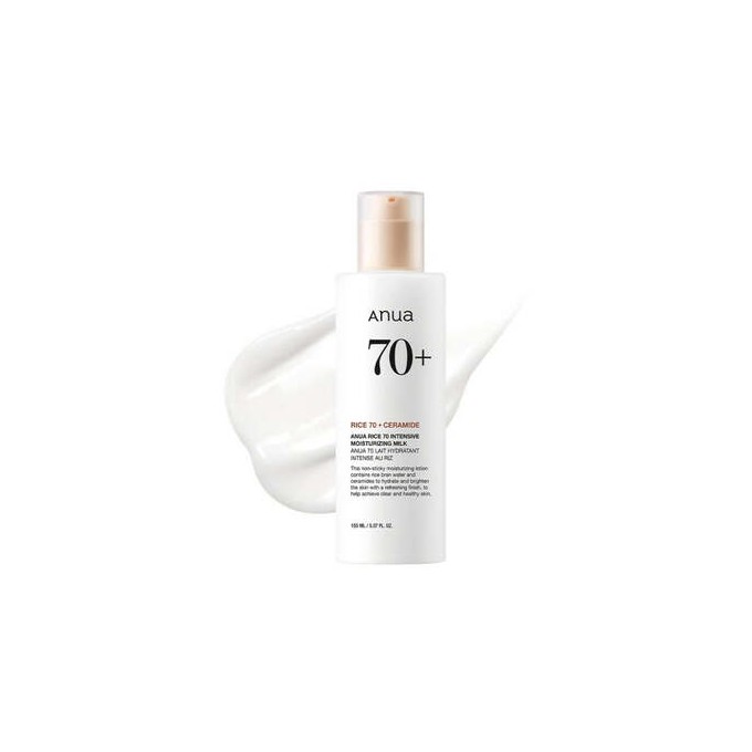 Anua Rice 70 + Ceramide Intensive Moisturizing Milk - Hydratační pleťové mléko 150ml