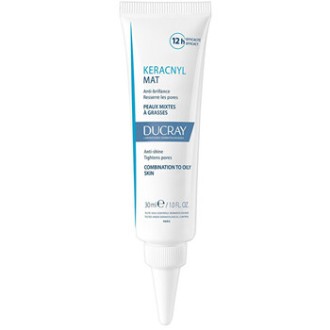 Ducray Keracnyl Mat Cream - Krém pro smíšenou až mastnou pleť 30ml