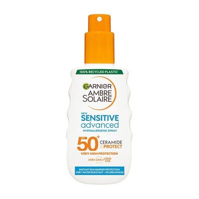 GARNIER Sensitive Advanced Spray SPF 50 - Sprej na opalování 150ml