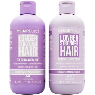 Hairburst Longer Stronger Hair Curly Set - Sada na kudrnaté vlasy 700ml