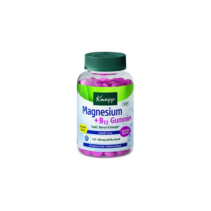 Kneipp Magnesium + B12 gummies - Doplněk stravy ( 60 ks )