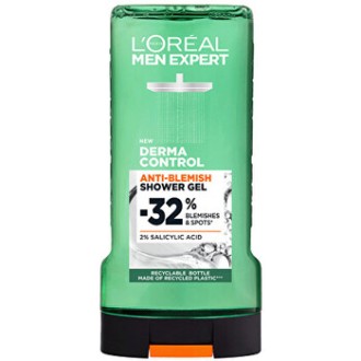 L´Oréal Men Expert Derma Control Anti-Blemish Shower Gel - Sprchový gel na nedokonalosti pokožky 300ml