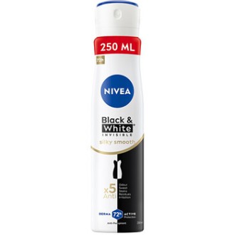 Nivea B&W Silky Smooth Anti-Perspirant - Antiperspirant ve spreji 250ml