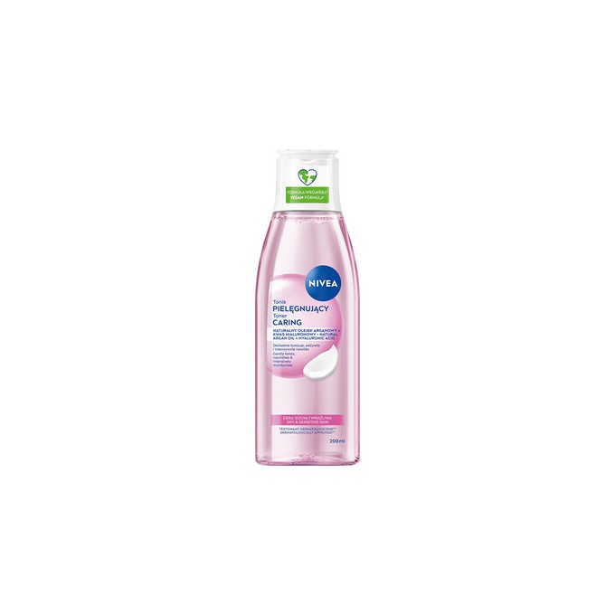 Nivea Caring Toner - Pleťová voda pro suchou a citlivou pleť 200ml