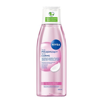 Nivea Caring Toner - Pleťová voda pro suchou a citlivou pleť 200ml