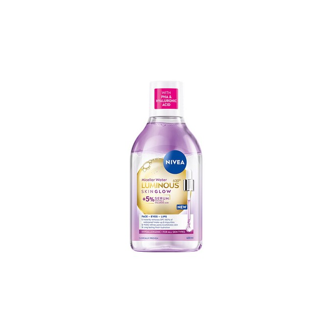 Nivea Luminous Skin Glow Micellar Water - Micelární voda 400ml