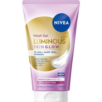 Nivea Luminous Skin Glow Wash Gel - Čisticí pleťový gel 150ml