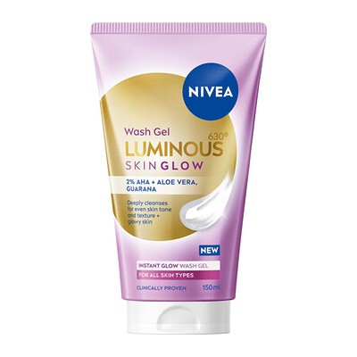 Nivea Luminous Skin Glow Wash Gel - Čisticí pleťový gel 150ml