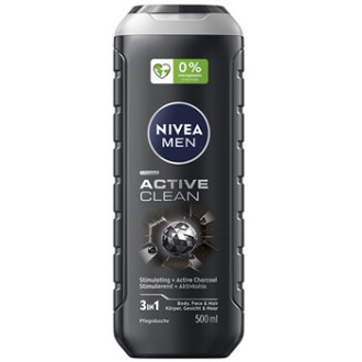 Nivea Men Active Clean Shower Gel - Sprchový gel pro muže 887ml
