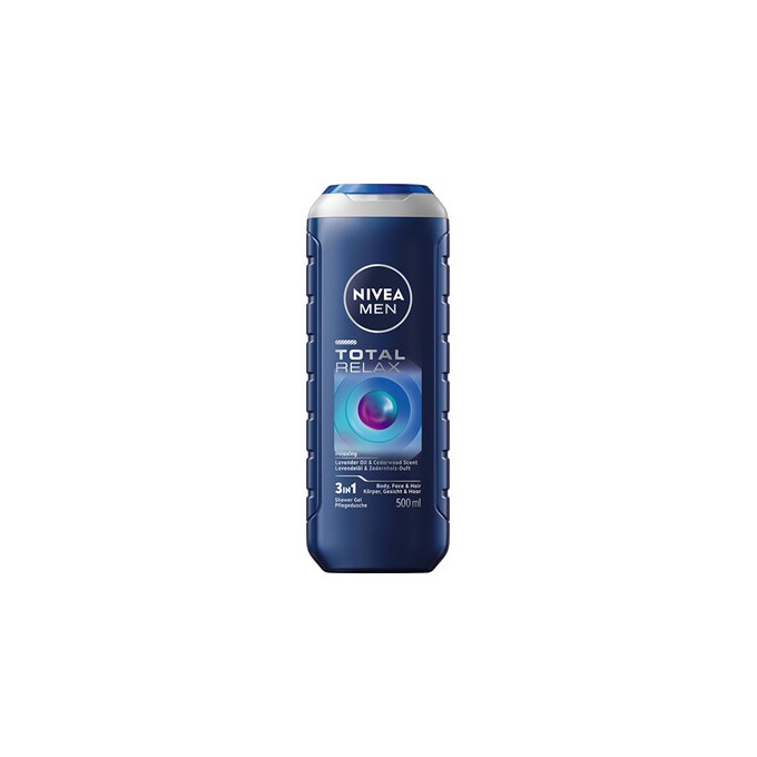 Nivea Men Total Relax Body, Face & Hair Shower Gel - Relaxační sprchový gel 250ml