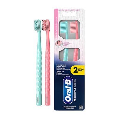 Oral B Pro Sensitive-Clinical Toothbrush - Zubní kartáček ( 2 ks )