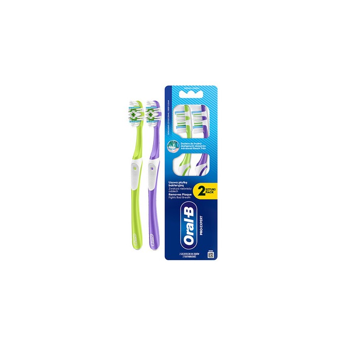 Oral B Pro-Expert Deep Clean Medium Toothbrush - Zubní kartáček ( 2 ks )