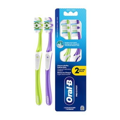 Oral B Pro-Expert Deep Clean Medium Toothbrush - Zubní kartáček ( 2 ks )