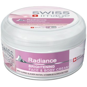 Swiss Image Body Care Radiance Brightening Face & Body Cream - Rozjasňující krém na obličej a tělo 200ml