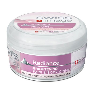 Swiss Image Body Care Radiance Brightening Face & Body Cream - Rozjasňující krém na obličej a tělo 200ml
