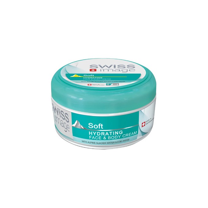 Swiss Image Body Care Soft Hydrating Face & Body Cream - Hydratační krém pro obličej i tělo 200ml