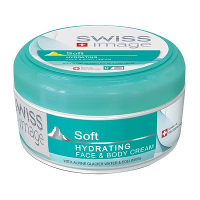 Swiss Image Body Care Soft Hydrating Face & Body Cream - Hydratační krém pro obličej i tělo 200ml