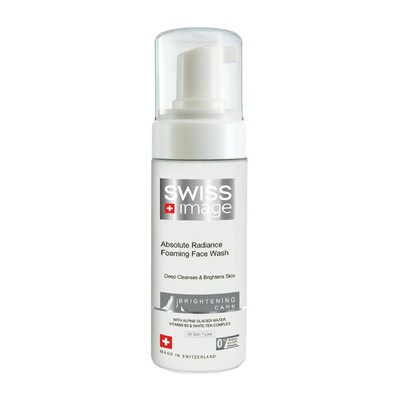 Swiss Image Brightening Care Absolute Radiance Foaming Face Wash - Jemná, rozjasňující čisticí pěna 150ml