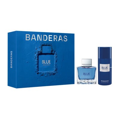 Antonio Banderas Blue Seduction for Men Gift Set - rinkinys - EDT 100 ml ir dezodorantas 150 ml