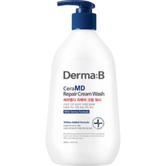 Derma:B CeraMD Repair Cream Wash - Sprchový krém s regeneračním účinkem 400ml