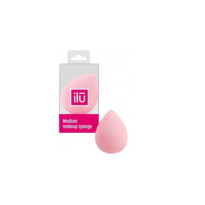 Ilu Medium Makeup Sponge Pink - Houbička na make-up 0ml