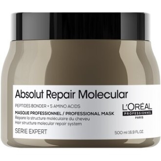 L´Oréal Professionnel Absolut Repair Molecular Professional Rinse-Off Mask - Hloubkově posilující maska na vlasy 500ml