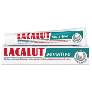 Lacalut Sensitive Toothpaste - dantų pasta jautriems dantims, 75 ml