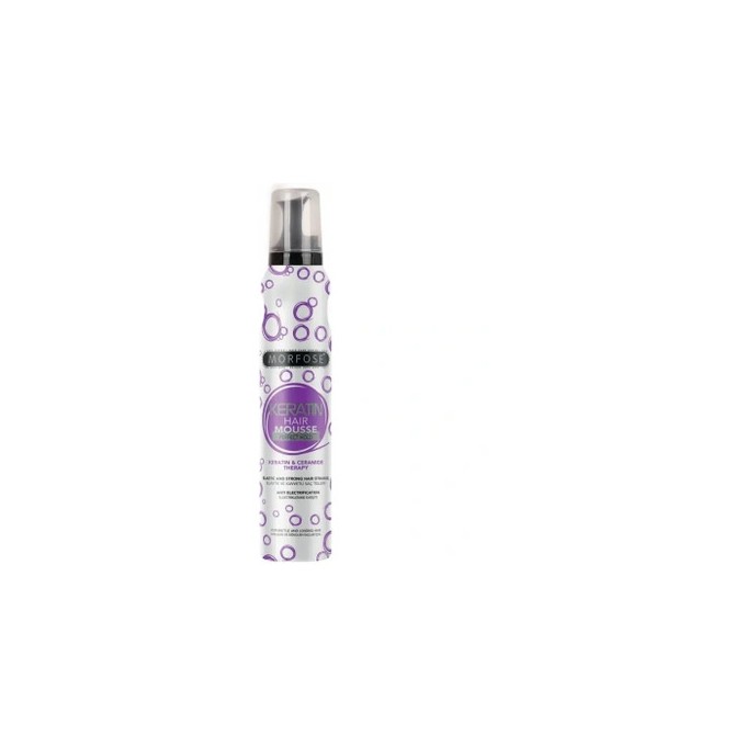 Morfose Hair Mousse Perfect Hold Keratin - Pěnové tužidlo pro objem vlasů Keratin 200ml