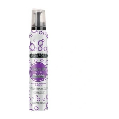 Morfose Hair Mousse Perfect Hold Keratin - Pěnové tužidlo pro objem vlasů Keratin 200ml