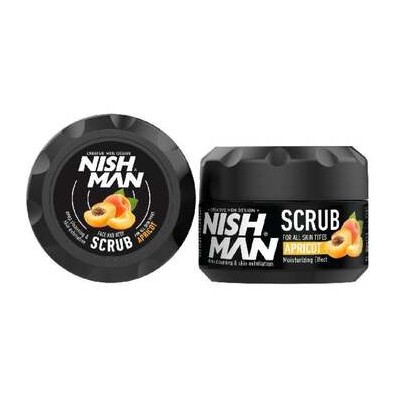 Nishman Facial Scrub Apricot - Peelingový gel pro muže 300ml