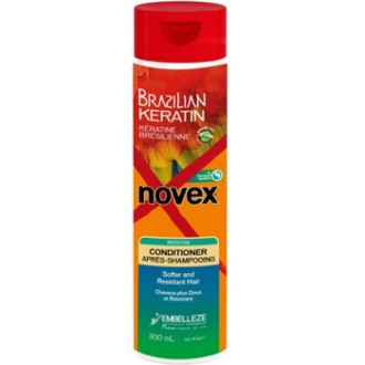 Novex Brazilian Keratin Conditioner - Posilující kondicionér pro suché a poškozené vlasy 300ml