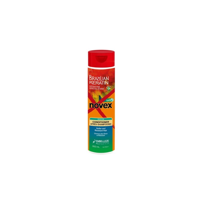 Novex Brazilian Keratin Conditioner - Posilující kondicionér pro suché a poškozené vlasy 300ml