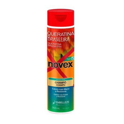 Novex Brazilian Keratin Shampoo - Posilující šampon pro suché a poškozené vlasy 300ml