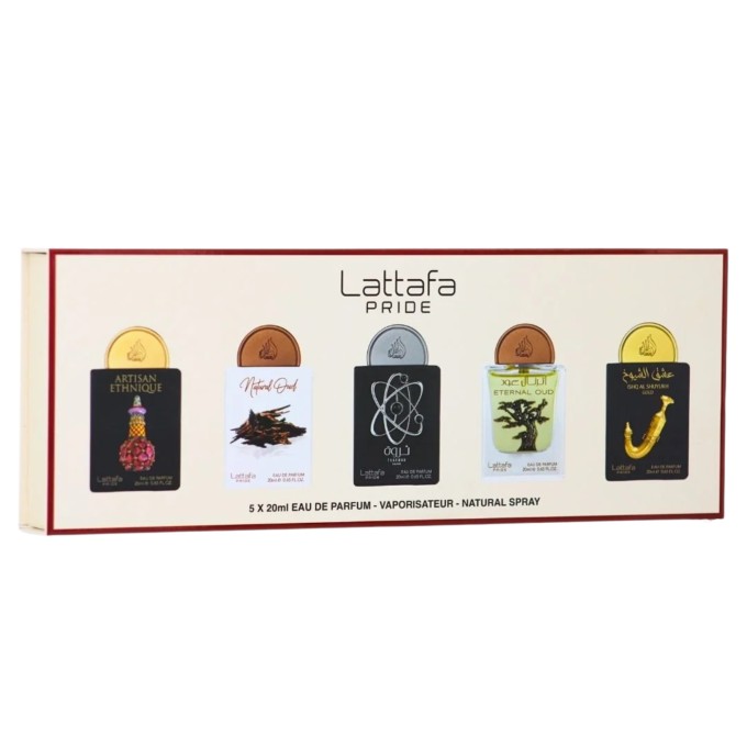 Lattafa Perfumes Lattafa Pride Kolekce Mini Set - mini kvepalų kolekcija, 100 ml