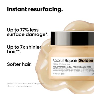 L´Oréal Professionnel Expert Series Absolut Repair Gold Quinoa + Protein Golden Masque 250 ml 2