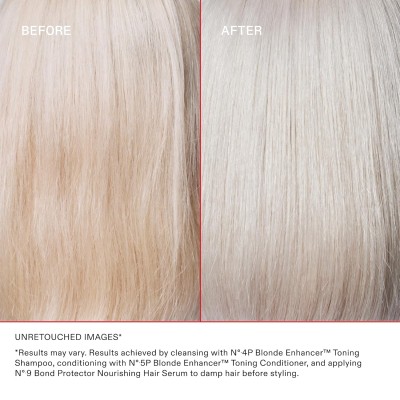 Olaplex Blonde Enhancer No.4P Shampoo - violetinis šampūnas šviesintiems ir žilams plaukams, 1000 ml