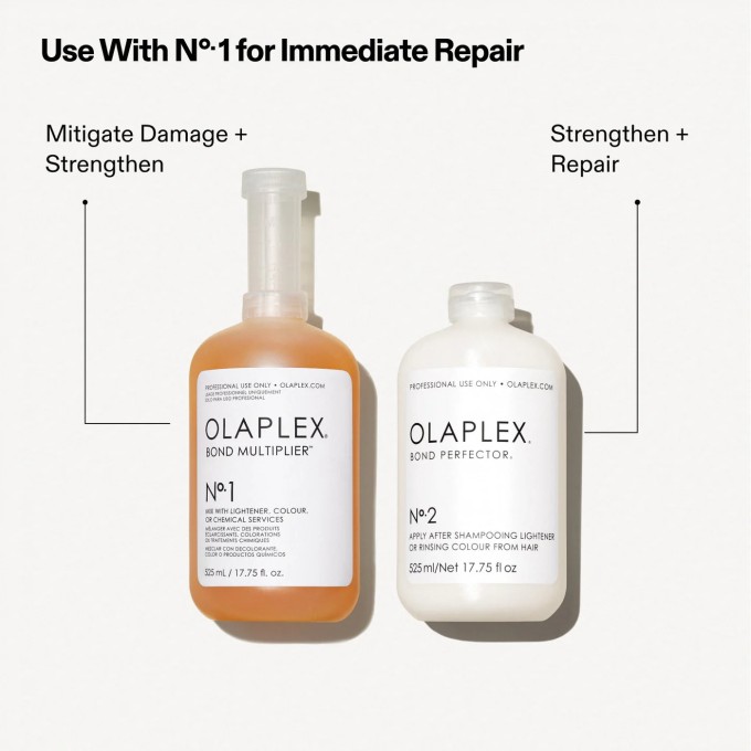 Olaplex Bond Perfector No.2 - priemonė po cheminės procedūros, tokios kaip dažymas ar šviesinimas